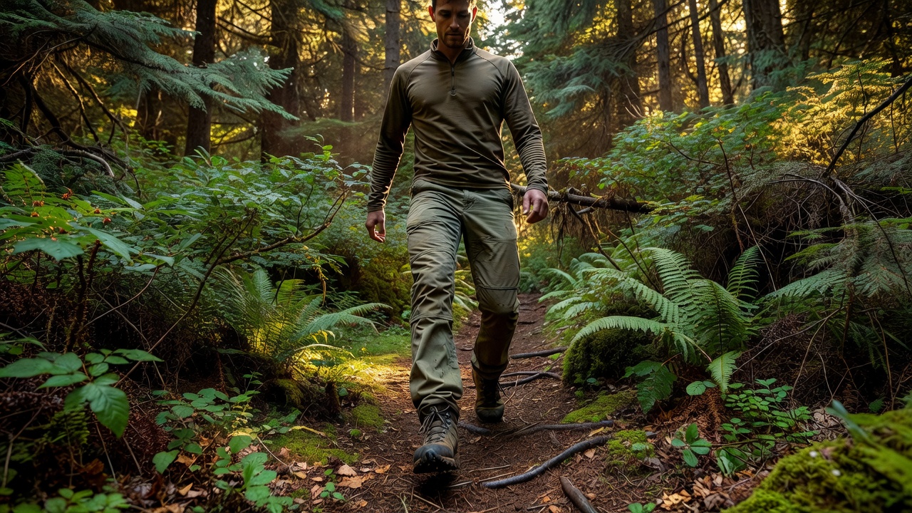 Durable, reinforced hiking pants